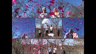 One of a Kind Parachute Confetti Cannon Gender Reveal!! Only at PoofThereItIs.com