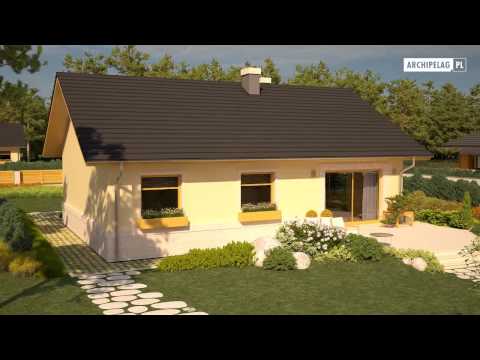 Projekty domów Erin II - Projekt domu parterowego