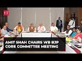 Lok Sabha Elections 2024: HM Amit Shah chairs West Bengal BJP's Core Committee meeting in Kolkata
