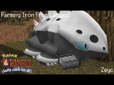 Farming Iron From Lairons! Gotta Catch 'Em All Pixelmon Minecraft#29