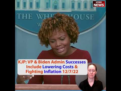 VP Harris' great Biden partner 'successes' include 'lowering costs' &'fighting inflation'