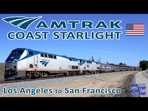 Is this Amtrak's MOST SCENIC route? / Coast Starlight from LA to San Francisco