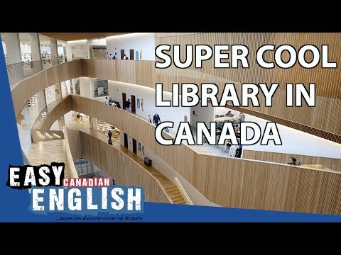 カルガリーの中央図書館にて｜超簡単英語15 (At the Central Library in Calgary | Super Easy English 15)