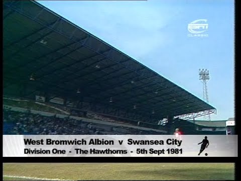 1981/82 - West Brom v Swansea (Division 1- 5.9.81)