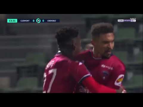 L'international footballeur 🇧🇯béninois,  Cedric Hountondji⚽🐿️ marque un super but .