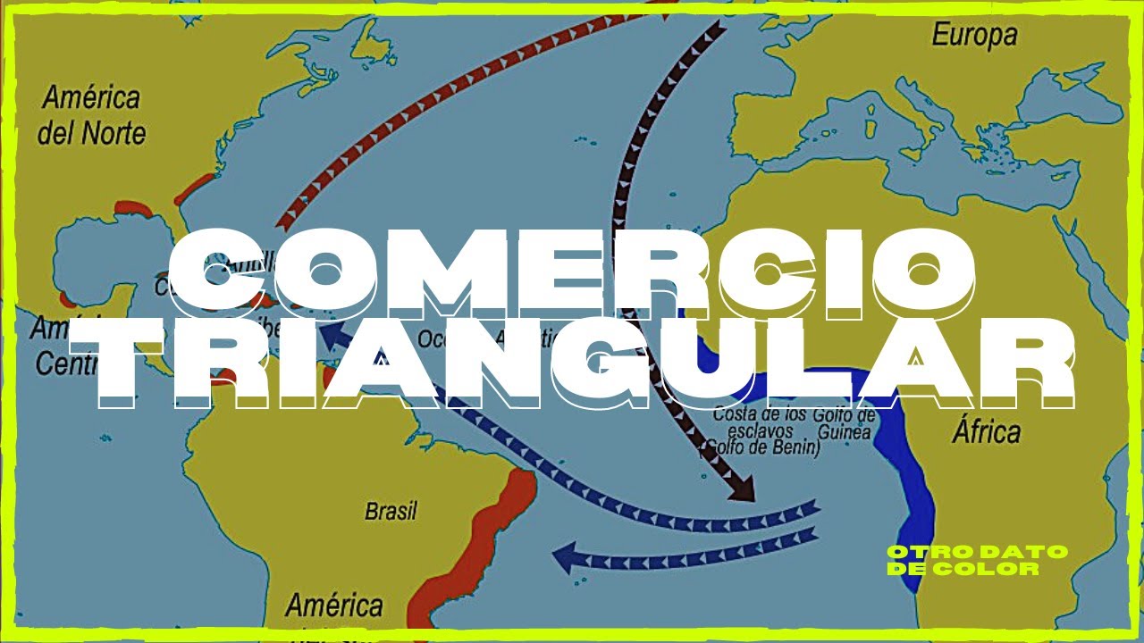 ¿QUÉ es el COMERCIO TRIANGULAR en la AMERICA COLONIAL? | TRAFICO DE ESCLAVOS | ✅  RESUMEN COMPLETO
