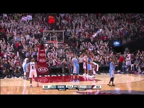 Nikola Jokic vs Portland Trail Blazers 30.12.2015 (10Pts)