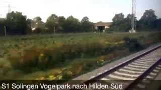 preview picture of video 'S1 Solingen Vogelpark nach Hilden Süd'