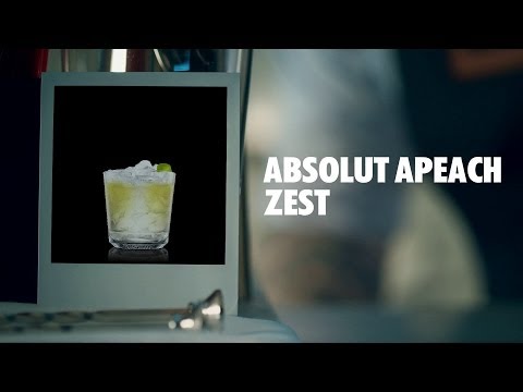 ABSOLUT APEACH ZEST DRINK RECIPE - HOW TO MIX