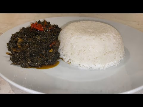 Sauce feuilles de patate à la guinéenne, hako poutai, potato leaves stew #guinee224 #guinea