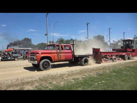 Custom Detroit Diesel 6V53 Chevrolet Sled Pull.