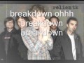 breakdown (lyrics) by relient k