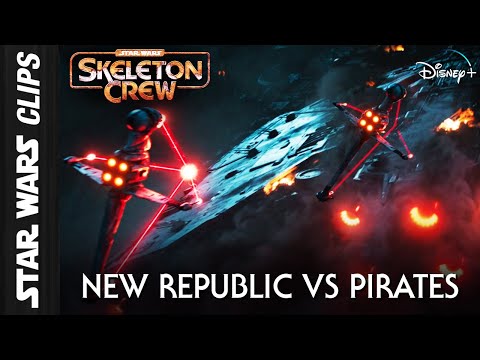 The New Republic vs Pirates (Skeleton Crew) | Star Wars Clips