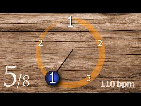 Metrónomo 5/8 110 bpm