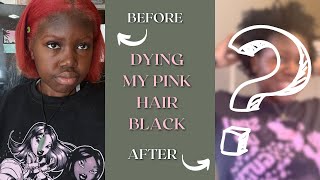 Dying my hair back to black with box dye - L'Oreal HiColor Onyx Black
