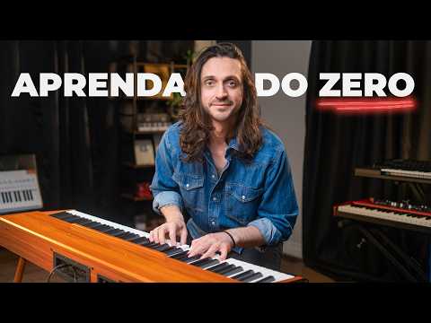 Como tocar Teclado (Aula 1 fácil para Iniciantes)