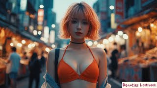 Beauties Lookbook -  Sexy Bikini Babes in Seoul Night Market