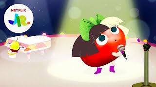 “I’m a Fruit” Song for Kids Ft. Sia the Tomato 🍅 Waffles + Mochi | Netflix Jr gameplay video by mgebhards, 1:49 duration