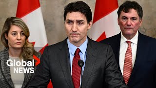 Canada’s Trudeau announces 25% counter tariffs on US goods | LIVE