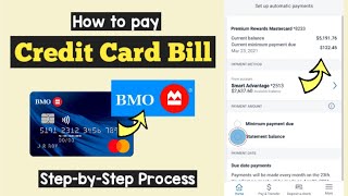 Pay credit card Bill BMO | BMO Credit Card Payment Online | BMO Pay Bill | Bank Of Montreal Canada