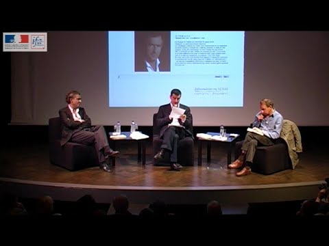 Bernard-Henri Lévy & Michel Houellebecq : rencontre à l'IFA (15 novembre 2010)