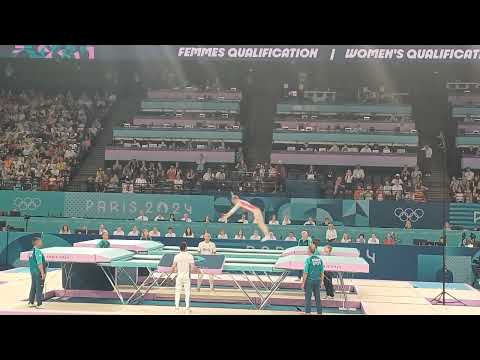 Labrousse Lea FRA Women's Trampoline Qualification 1st Routine 2024 Paris Olympics