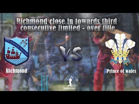 RICHMOND vs POW HIGHLIGHTS (U19 Division I Limited-Over Tournament 2018/19 - SEMI -FINALS 1)