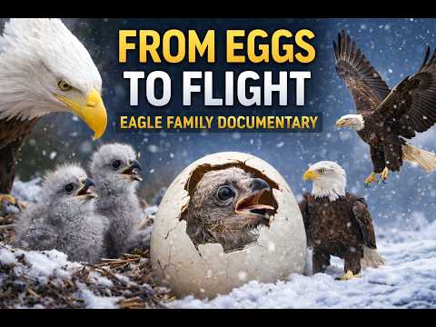 Eagle Family Documentary  From Eggs to Flight – The Incredible Life of Eagles