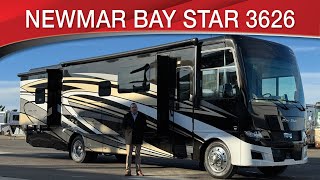 A preview image of the linked video showcasing 2024 Newmar Bay Star 3626