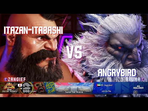SF6 Itazan-Itabashi (Zangief Classic) Vs AngryBird (Akuma Classic)