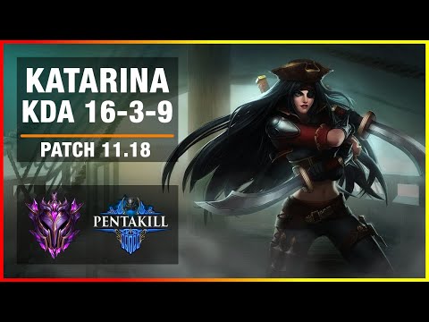 Katarina Mid vs Soraka - Master BR - Patch 11.18