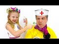 Nastya And Her Daily Routine With Dad