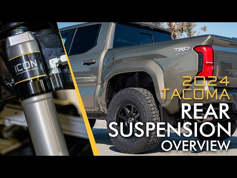 2024 Tacoma Rear Suspension Overview | 2.5 Shock Absorbers #2024Tacoma #2024ToyotaTacoma