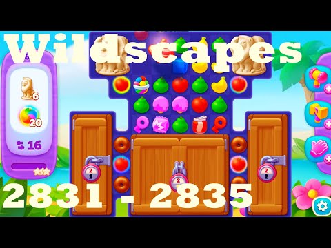 Wildscapes Level 2831 - 2835 HD Walkthrough | 3 - match game | gameplay | android | ios | pc | app