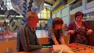 Z accepting the Marsh Trust with ASDC Youth Voice Award at Life Science Centre