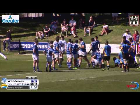 2014 NHRU Grand Final Premier 2 Highlights - Wanderers v Southern Beaches