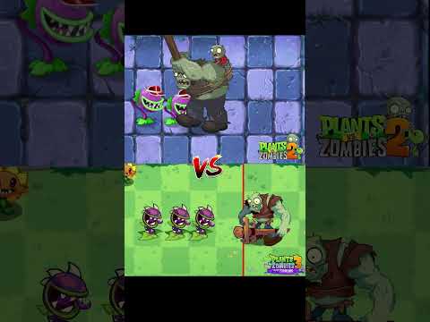 PVZ2 Vs PVZ3 Team Chomper Vs Gargantuar Zombie | Plants vs Zombies 2 #pvz2 #pvz2gameplay