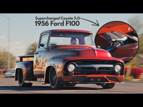 Supercharged Coyote-Powered 1956 Ford F-100
