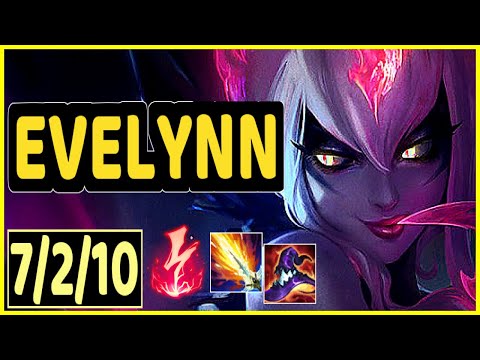 EVELYNN VS LILLIA - 7/2/10 KDA JUNGLE GAMEPLAY DIAMOND III