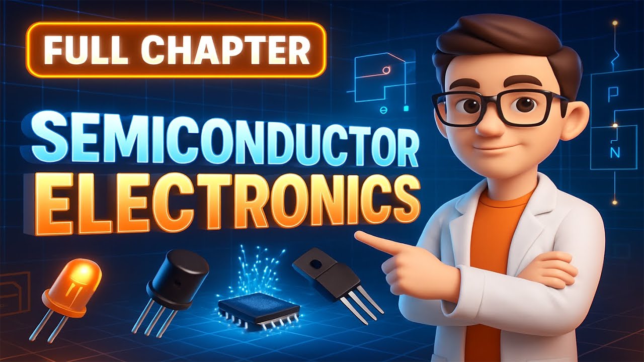 Semiconductor Electronics | Complete chapter | 3d animated explanation | 12th class