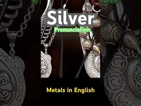 🪙🥄 Silver Pronunciation in English 💍 How to say Silver in English? Pronounce Silver #silver #esl