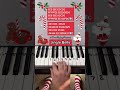 ✨EASIEST✨Jingle Bells Piano Tutorial 🎄 #shorts