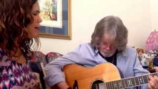 Here in California--Kate Wolf cover, arranged and played by Jeffrey Hooven, sung by Cambria Hooven