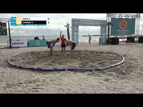 Round 1 Men's BW - 60 kg: S. ZMEU (MDA) v. V. CHURAR (UKR)