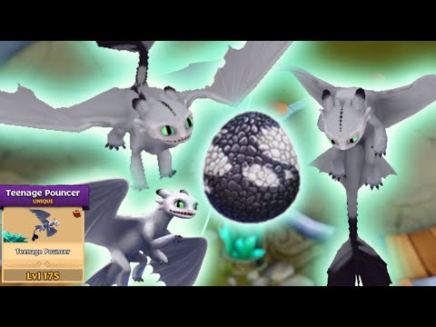A grown up Night Light! - Teenage Pouncer Max Level 175 Titan Mode | Dragons: Rise of Berk