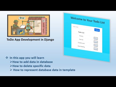 "To Do App" Development | Python Django  - Intro Session