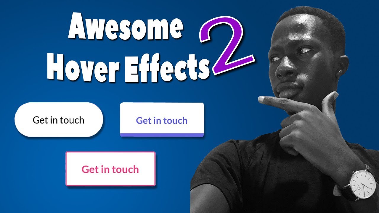 Advanced Button Hover Animations - [2] -HTML & CSS Only.