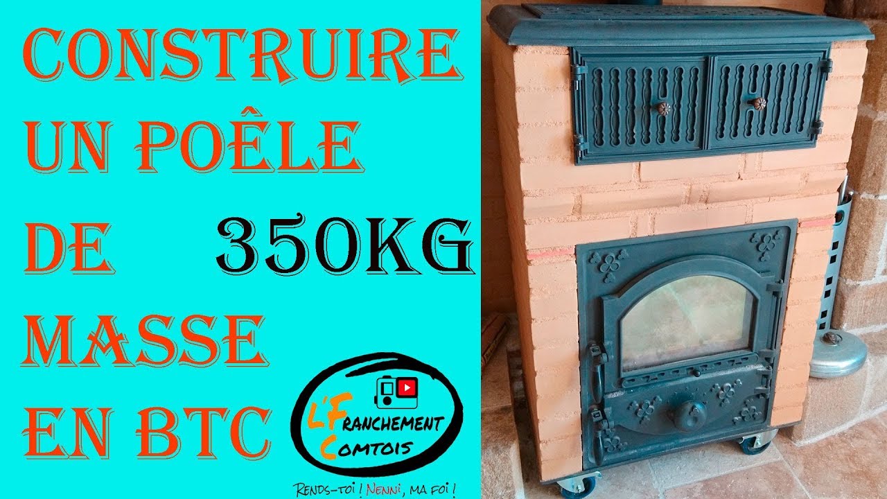 34. RENOVATION Construction d'un poêle de (semi) masse en Briques de terre crues