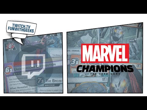 MARVEL Champions kártyajáték | Gergő mondta, hogy játsszunk márvele - Fun With Geeks Streamek