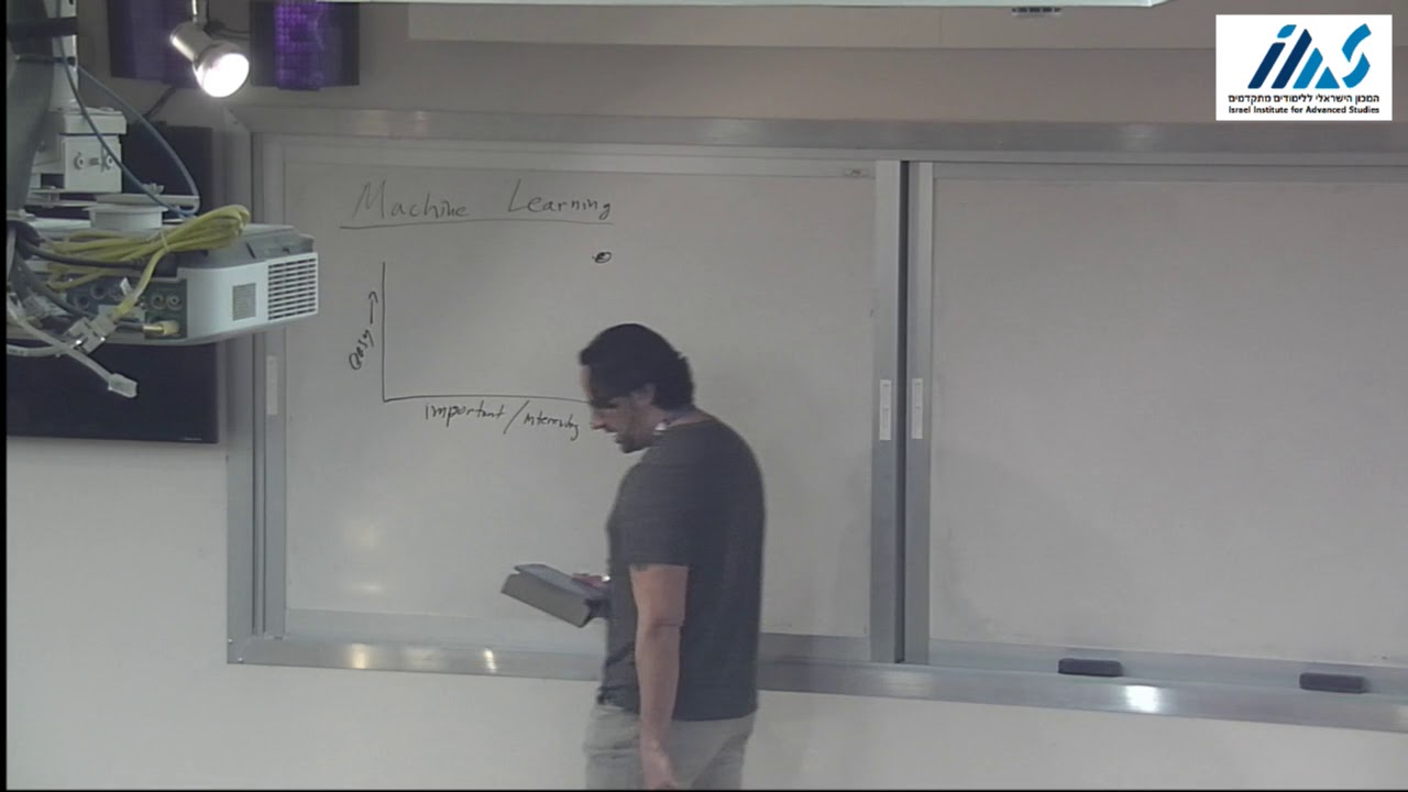 Machine Learning I (Jared Kaplan, Johns Hopkins university)